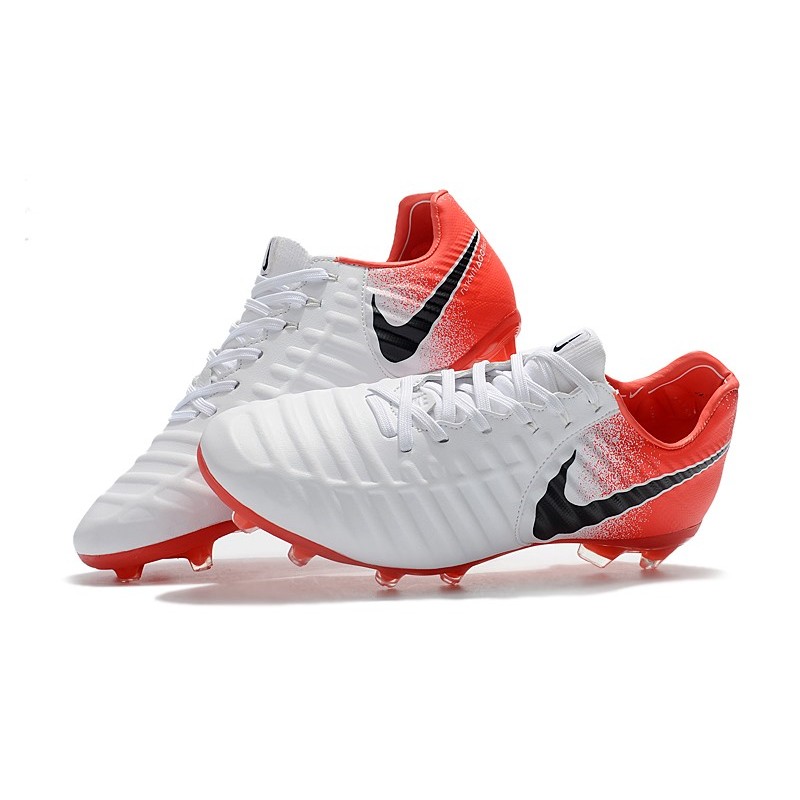 Nike Tiempo Legend Elite FG Bílý Červené